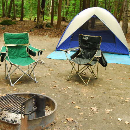 Camping in the DAR State Forest Campground (MA) - 07/09/2013
