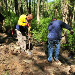 Trail Day in Baldpate Mountain - April 29, 2012 - 04/29/2012